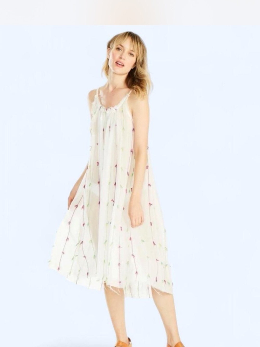 De La Mer 1981 Maresa Tassel Cover Up Dress